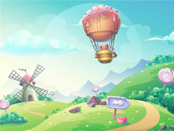 Flying Balloon Kids Room Wallpaper by MywallpaperSho