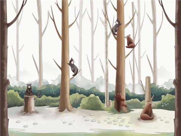 Cute Teddy Bears Kids Room Wallpaper by MywallpaperSho