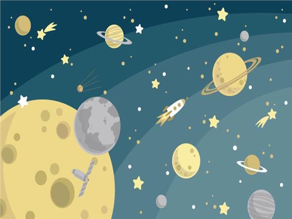 Space Adventures Kids Room Wallpaper by MywallpaperSho