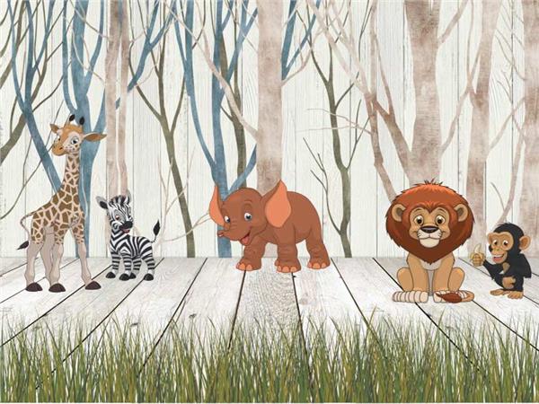 Forest Folks Kids Room Wallpaper by MywallpaperSho