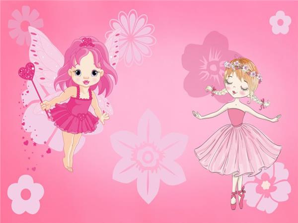 Fairy Girllar Kids Room Wallpaper by MywallpaperSho