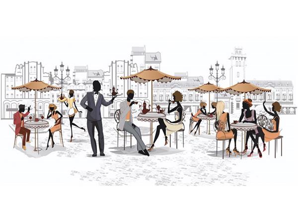 Cafe Bar 014 Wallpaper by MywallpaperShop