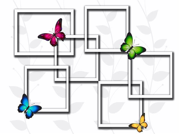 Butterfly Design Custom Design 095 3D Wallpaper by MywallpaperSho
