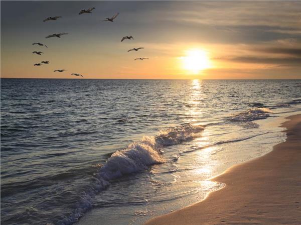 Sunset Sea Scenery Wallpaper by MywallpaperSho