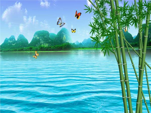 Butterflies Sea Scenery Wallpaper by MywallpaperSho