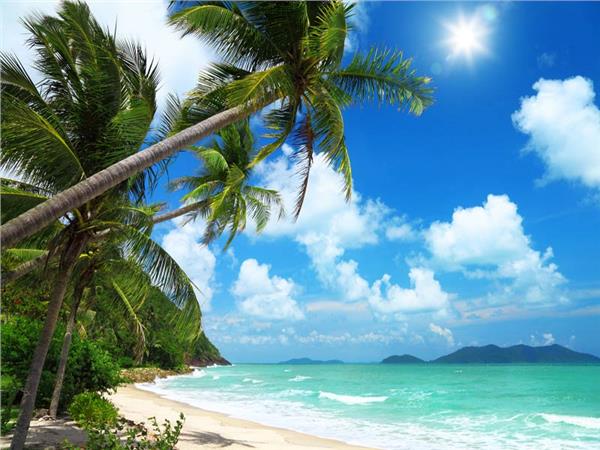 Wavy Village Sea Scenery Wallpaper by MywallpaperSho