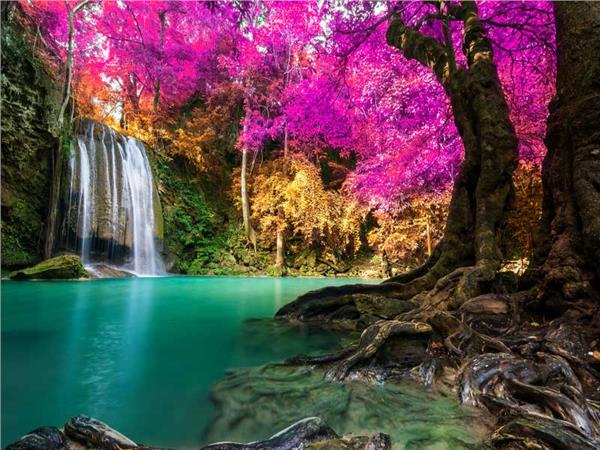 Waterfall Scenery Wallpaper by MywallpaperSho