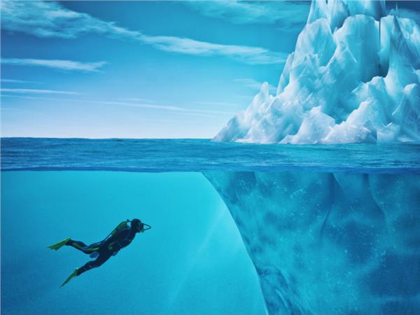 Ice Mountain Sea Scenery Wallpaper by MywallpaperSho