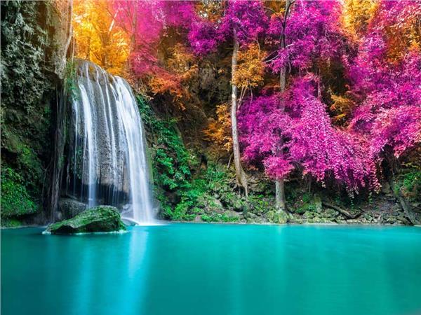 Waterfall Scenery Wallpaper by MywallpaperSho