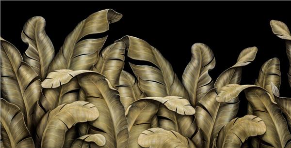 Big Leaves Wallpaper by MywallpaperShop