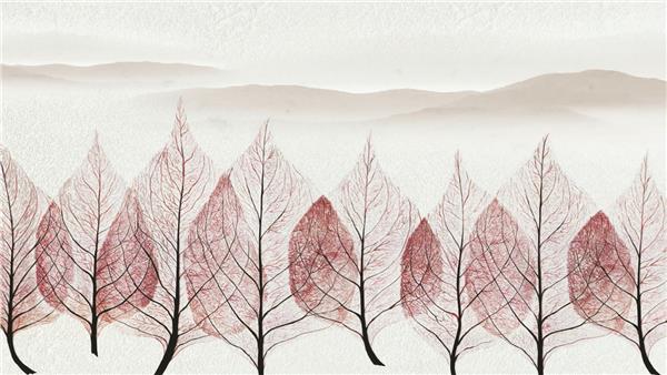 Leaf Design Wallpaper by MywallpaperShop