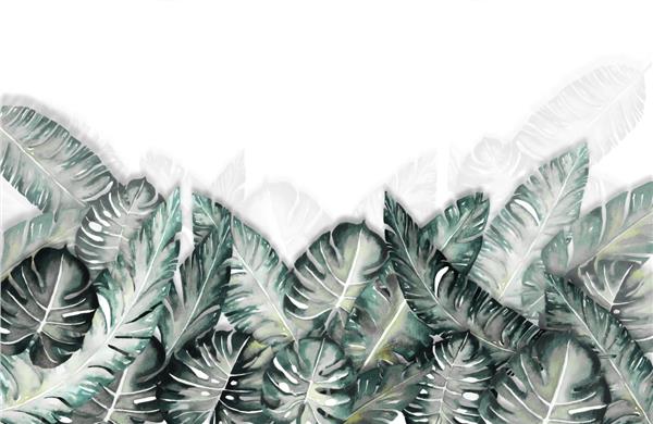 Big Palm Tree Leaves Wallpaper by MywallpaperShop
