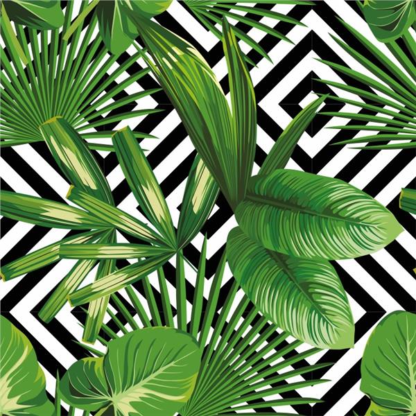 Leaf Design Big Palm Tree Leaflari Wallpaper by MywallpaperShop