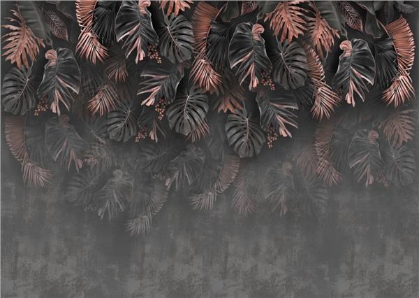 Leaf Design Tavandan Sarkan Leaflar Wallpaper by MywallpaperShop