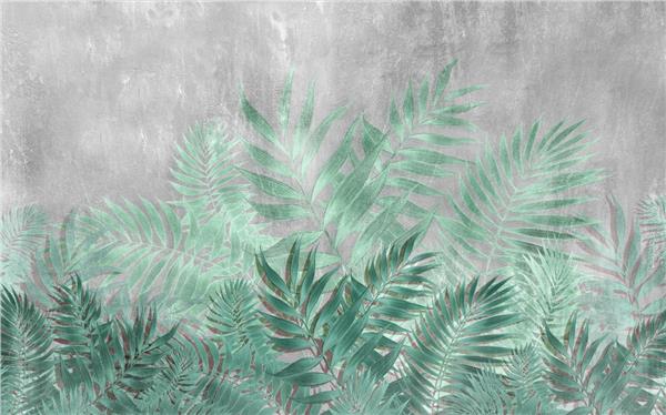 Big Palm Tree Leaves Wallpaper by MywallpaperShop