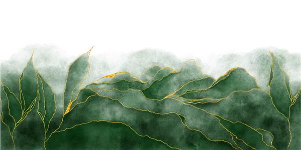 Leaf Design Green Leaflar Wallpaper by MywallpaperShop