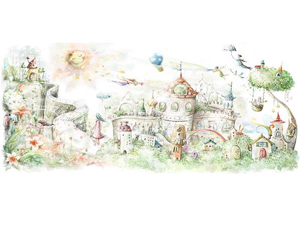 Dusler Worlds Kids Room Wallpaper by MywallpaperShop