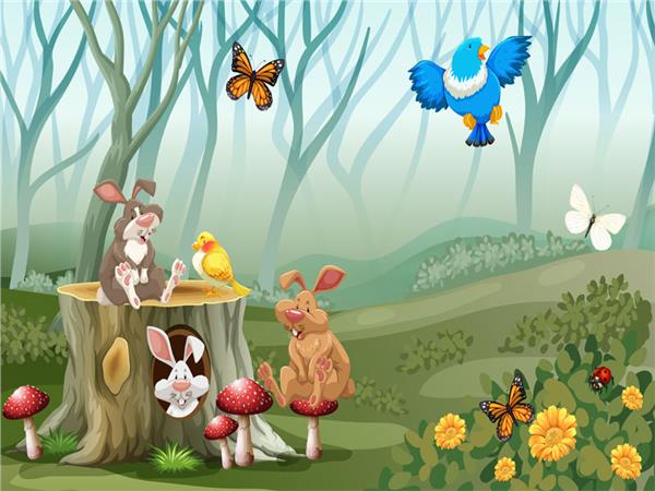 Dusler Ormani Kids Room Wallpaper by MywallpaperShop