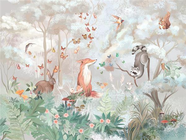 Dusler Ormani Kids Room Wallpaper by MywallpaperShop