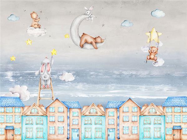 Dusler Sehri Custom Design Kids Room Wallpaper by MywallpaperShop