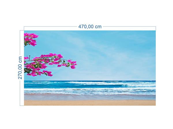 Sarkit Flower and Sea Scenery Wallpaper by MywallpaperShop
