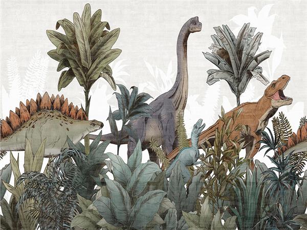 Dinasour Worlds Kids Room Wallpaper by MywallpaperShop