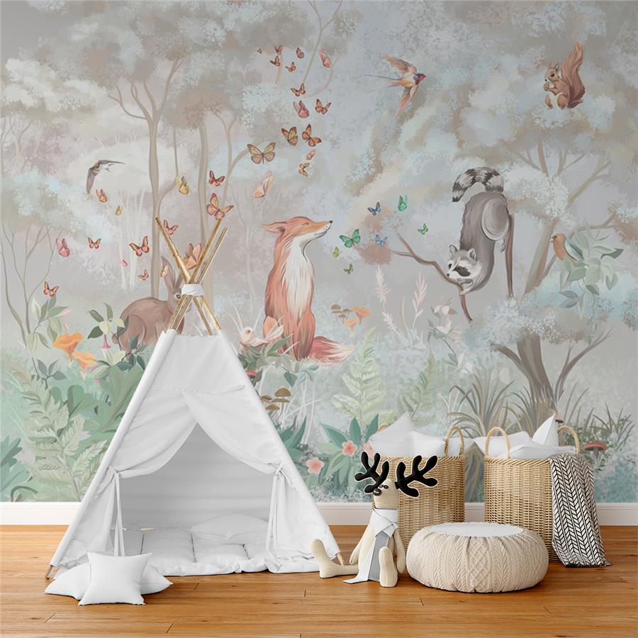 Dream Forest Kids Room Wallpaper