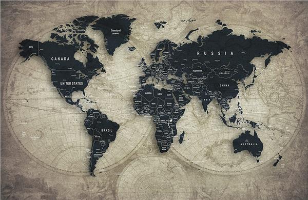 World Map Wallpaper by MywallpaperShop