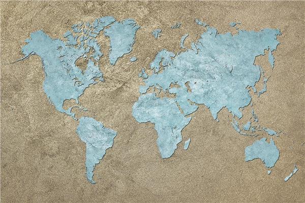 World Map Wallpaper by MywallpaperShop