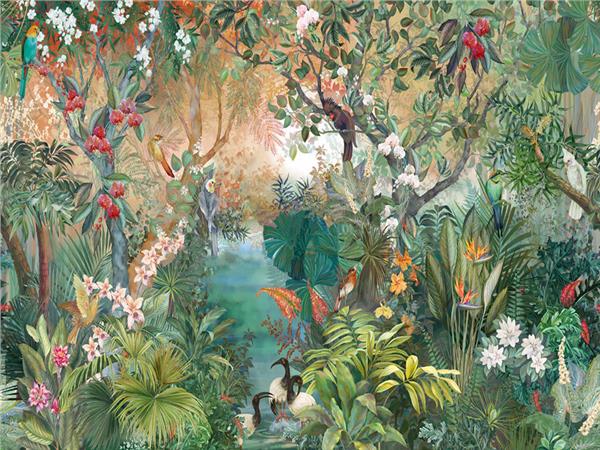 Egzotik Forest Design Wallpaper by MywallpaperShop