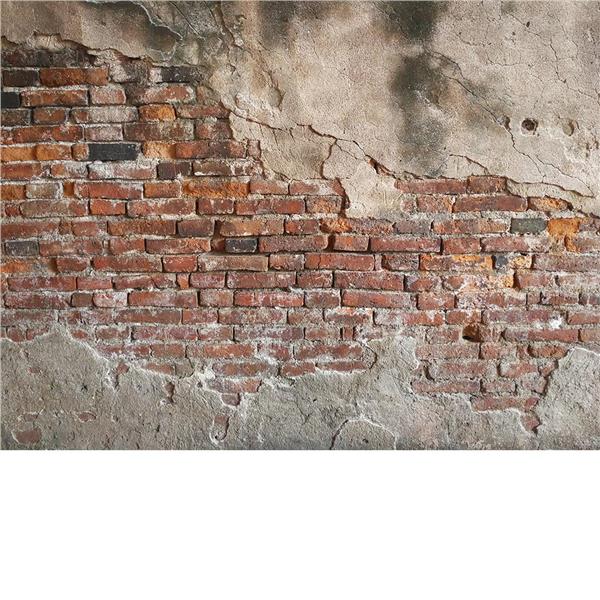 Vintage Brick and Concrete Design 3D Wallpaper by MywallpaperShop
