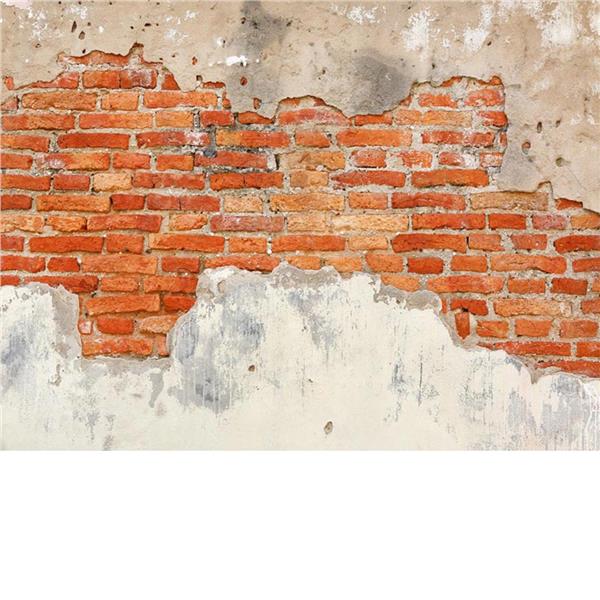 Vintage Brick and Concrete Design 3D Wallpaper by MywallpaperShop