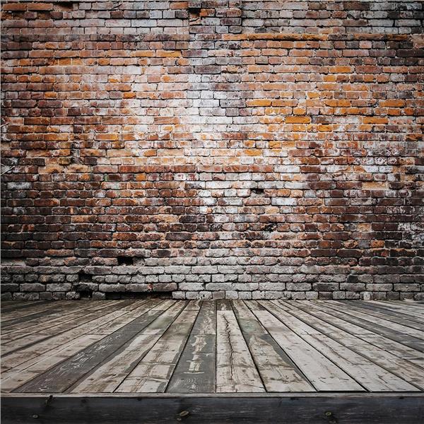 Vintage Brick and Wooden Design 3D Wallpaper by MywallpaperSho