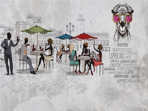 Restaurant Cafe Bar 151 Wallpaper by MywallpaperShop