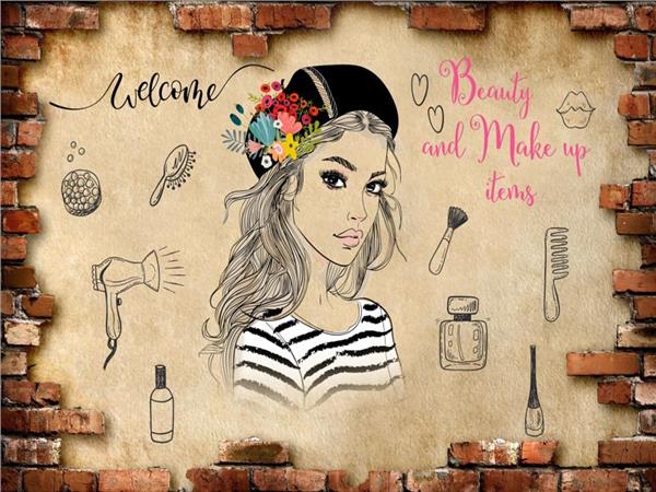Hairdresser Coiffeur Beauty Saloon Wallpaper by MywallpaperShop