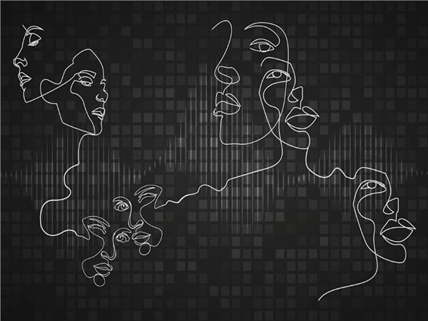 Faces Custom Design Wallpaper by MywallpaperShop