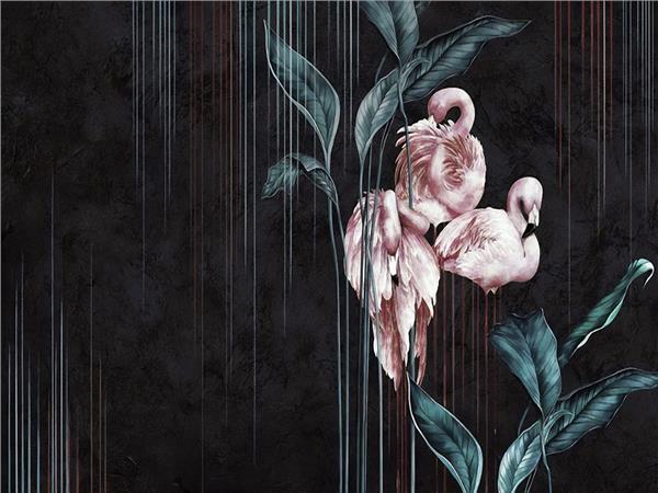 White Flamingo Wallpaper by MywallpaperShop