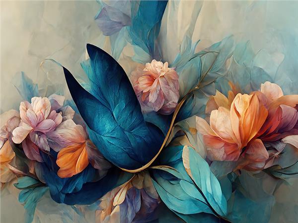 Floral Vintage Design Wallpaper by MywallpaperShop