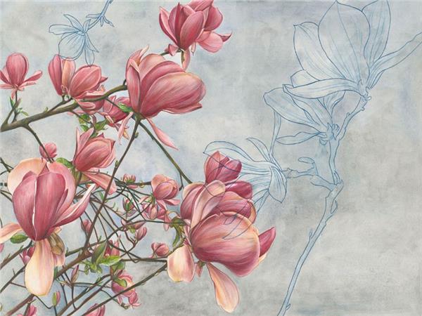 Floral Custom Design Wallpaper by MywallpaperShop