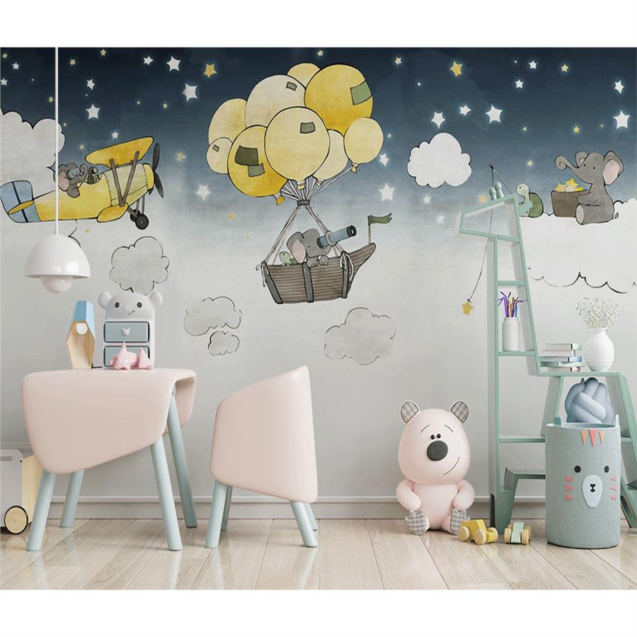 Flying Elephants Kids Wallpaper