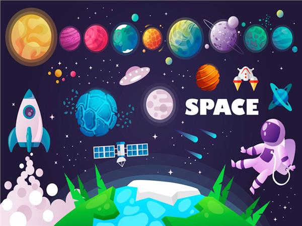 Planets Kids Room Wallpaper by MywallpaperShop