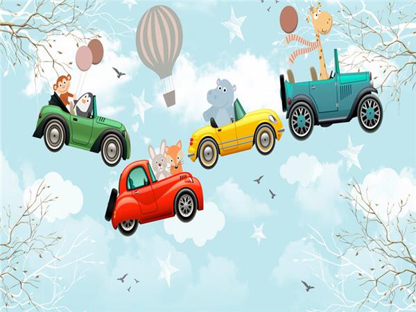 Gezgin Minikler Kids Room Wallpaper by MywallpaperShop