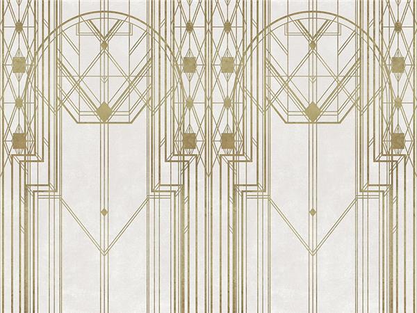 Gold Cizgiler Custom Design Wallpaper by MywallpaperShop