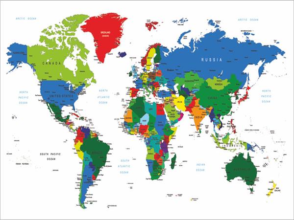 World Map Wallpaper by MywallpaperShop