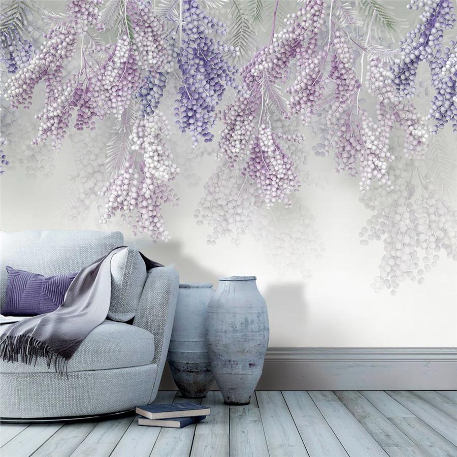 Hanging Grape Vines Wallpaper Peel And Stick Mural For Wine