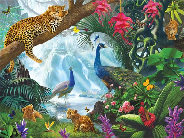 Jungle Custom Design Wallpaper by MywallpaperShop