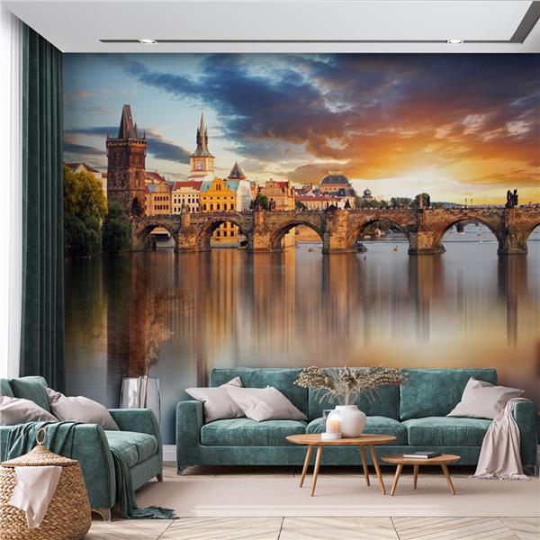 Bridge Scenery 3D Wallpaper by MywallpaperShop
