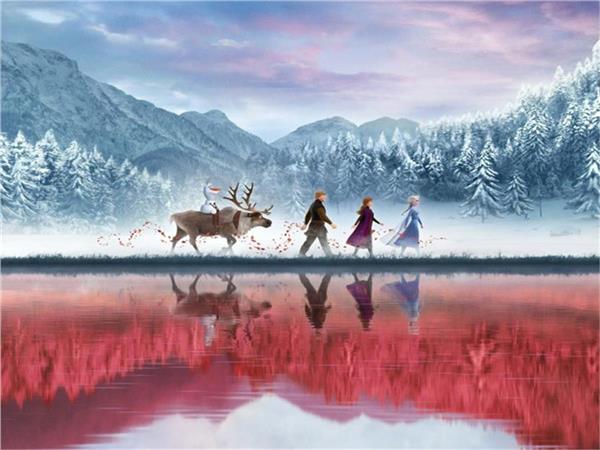 Snow Land Kids Room Wallpaper by MywallpaperShop