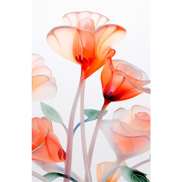 Red Flower Wallpaper by MywallpaperShop