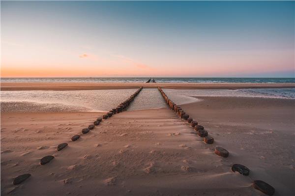 Beach and Sea Scenery Wallpaper by MywallpaperShop